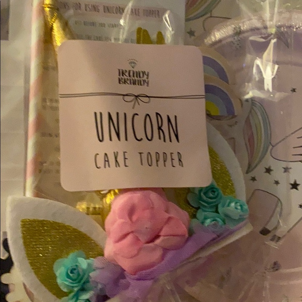 Unicorn party kit for 12 - Picture 3 of 3